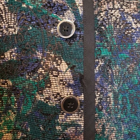 VINTAGE HANDMADE Reversible Blazer Jacket Medium - Picture 2 of 11